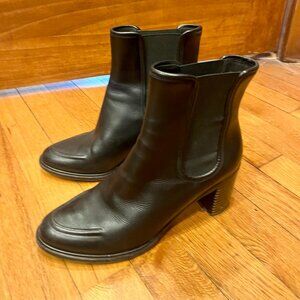 Salvatore Ferragamo Leather Chelsea Boots